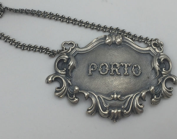 Buccellati Italian Sterling Silver Porto Claret Jug Bar Label