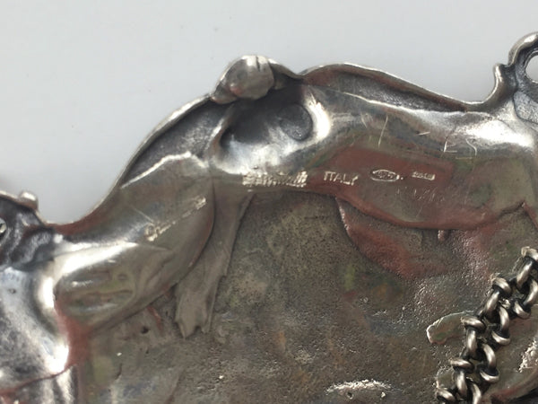 Buccellati Italian Sterling Silver Porto Claret Jug Bar Label