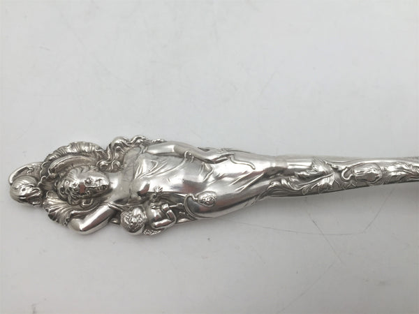 Reed & Barton Old Sterling Silver Salad Set in Love Disarmed Art Nouveau Pattern