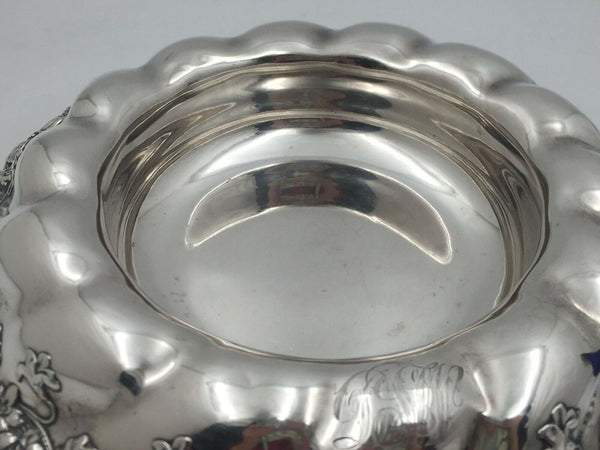 Whiting Sterling Silver 1905 Centerpiece/Fruit Bowl in Art Nouveau Style