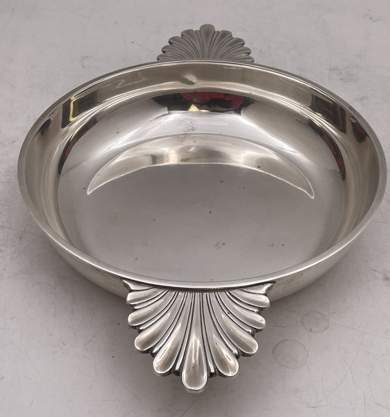 Puiforcat French Sterling Silver Bowl / Dish in Art Deco Style With Handles