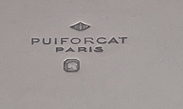 Puiforcat French Sterling Silver Bowl / Dish in Art Deco Style With Handles