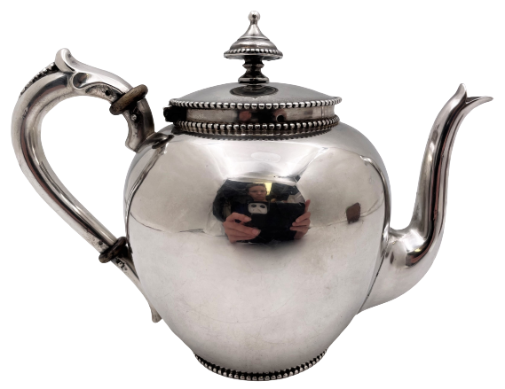 Van Kempen Museum Dutch 19th Century Silver Teapot