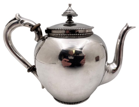 Van Kempen Museum Dutch 19th Century Silver Teapot