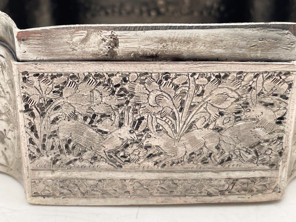 Chinese Bird Floral Tissue Box Cover - The Silver Oyster