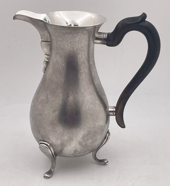 Rare Buccellati Sterling Silver Bar Pitcher with Satin Finish