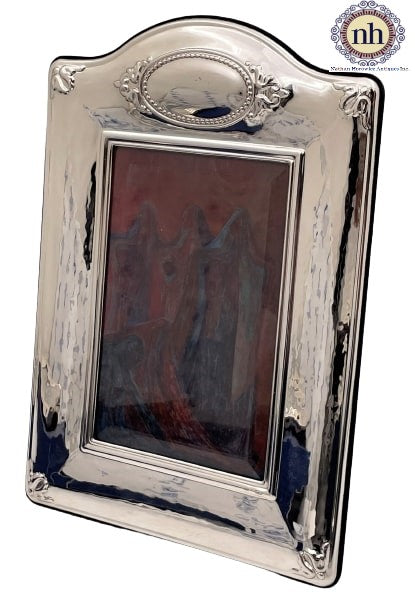 Del Conte Italian Sterling Silver Picture Frame with Cartouche Motif