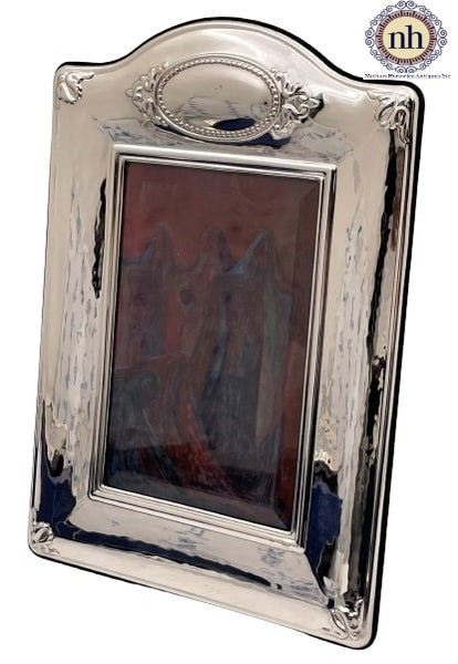 Del Conte Italian Sterling Silver Picture Frame with Cartouche Motif