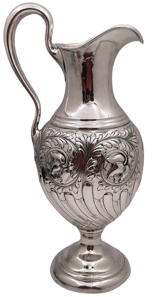 Lebkuecher Sterling Silver Pitcher Jug in Art Nouveau Style from Early 20th Century