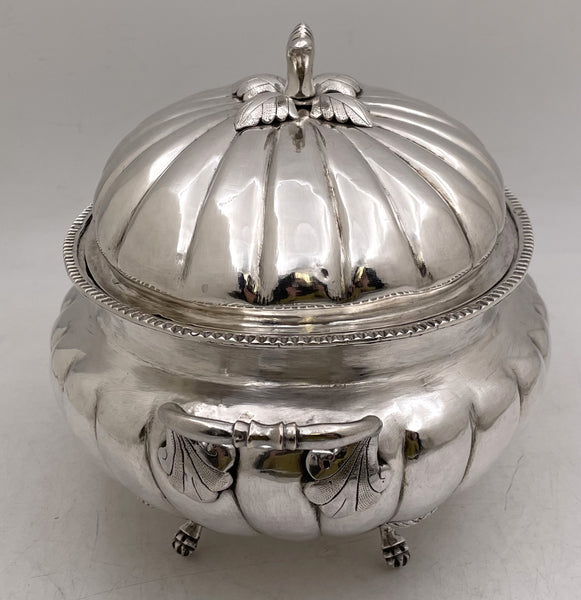 South American Silver Tureen/ Covered Bowl