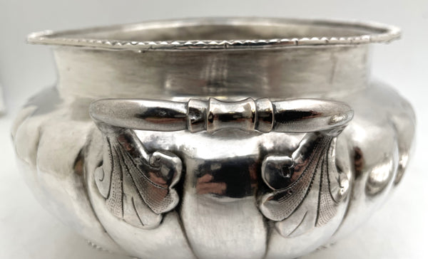 South American Silver Tureen/ Covered Bowl