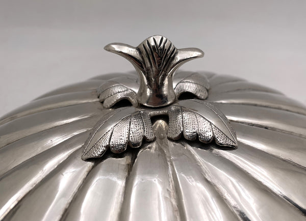 South American Silver Tureen/ Covered Bowl