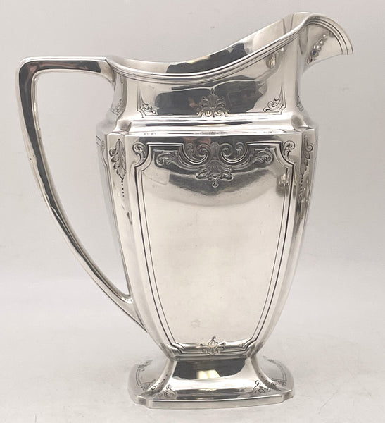Whiting Sterling Silver Bar Pitcher from Late 19th/ Early 20th Century