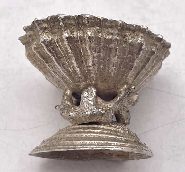 Assorted Nautilus Sterling Silver Set of 4 Shells
