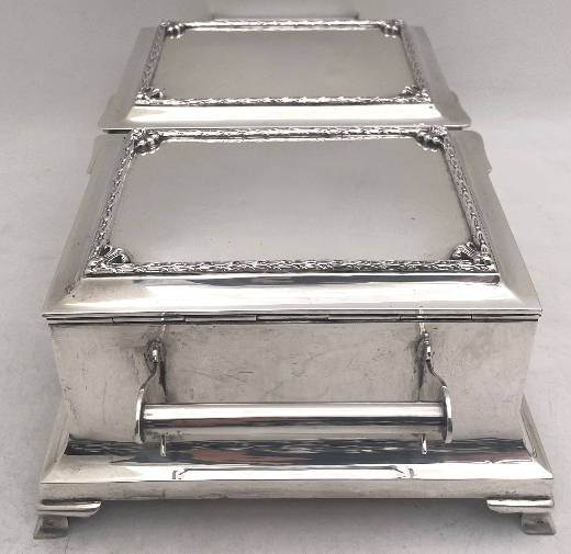 Birks Canadian Sterling Silver Humidor Box
