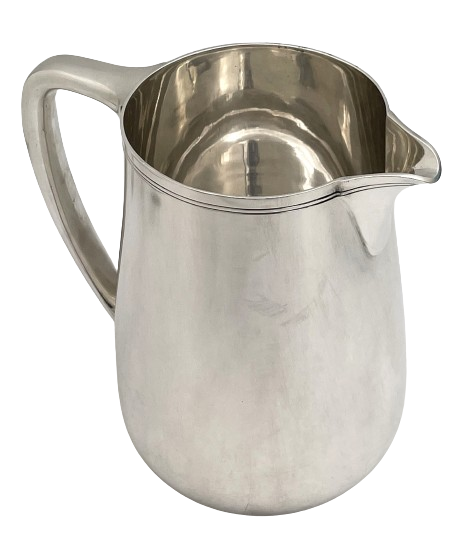 Tiffany & Co. Sterling Silver Bar Pitcher in Mid-Century Modern Style