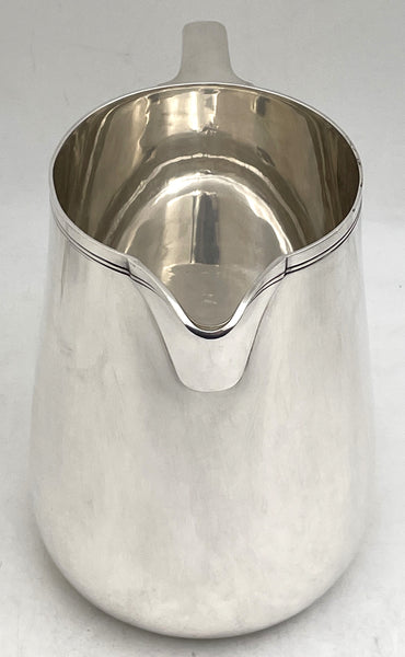 Tiffany & Co. Sterling Silver Bar Pitcher in Mid-Century Modern Style