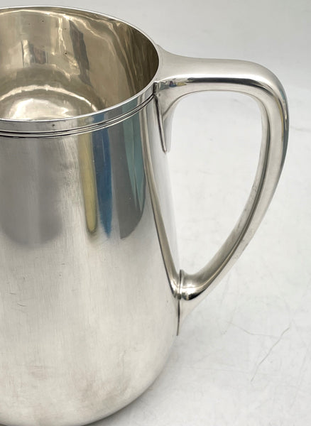 Tiffany & Co. Sterling Silver Bar Pitcher in Mid-Century Modern Style