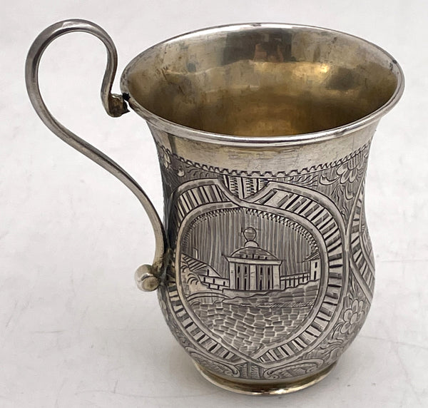 Russian 0.84 Silver 1851 Vodka Mug