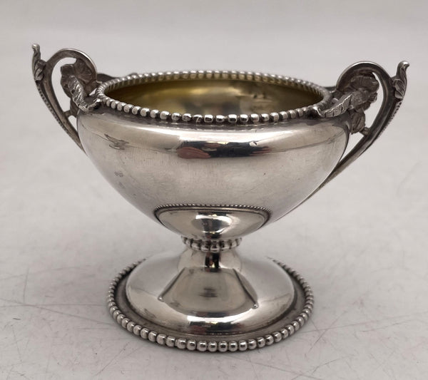 Bailey & Co. Set of 4 Coin Silver Open Salts from Mid-19th Century