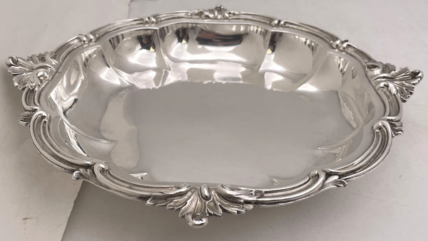 Pair of J. S. Hunt Assistant to P. Storr) Sterling Silver 1850 Covered Vegetable Dishes/ Bowls