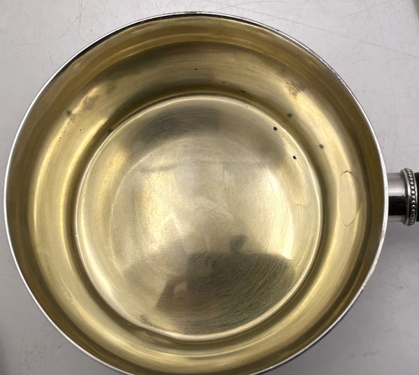 Erlandsson Swedish Silver 1910s Saucepan / Deep Casserole Dish Gilt Inside