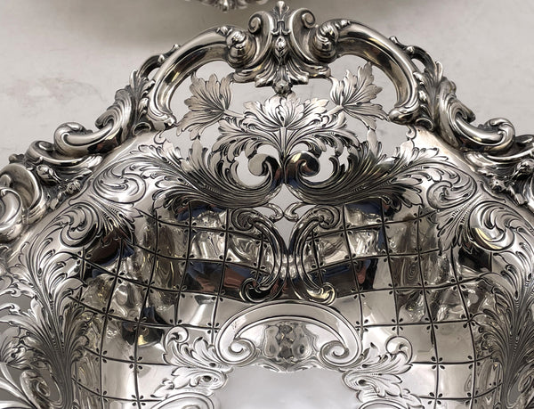 Pair of Frank Smith Sterling Silver Bowls in Art Nouveau Style from Early 20th Century