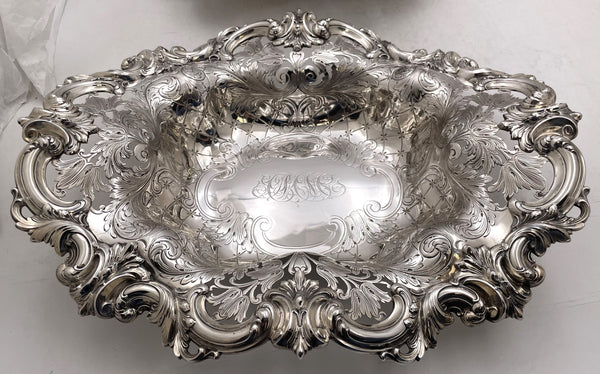 Pair of Frank Smith Sterling Silver Bowls in Art Nouveau Style from Early 20th Century