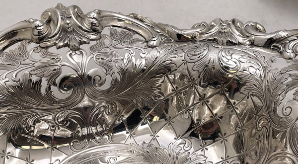 Pair of Frank Smith Sterling Silver Bowls in Art Nouveau Style from Early 20th Century