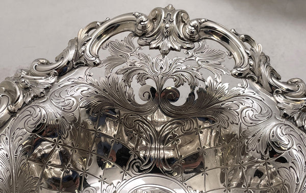 Pair of Frank Smith Sterling Silver Bowls in Art Nouveau Style from Early 20th Century
