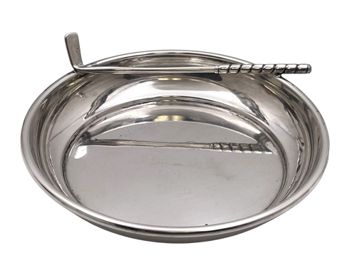 Golf Themed Sterling Silver Trinket Dish