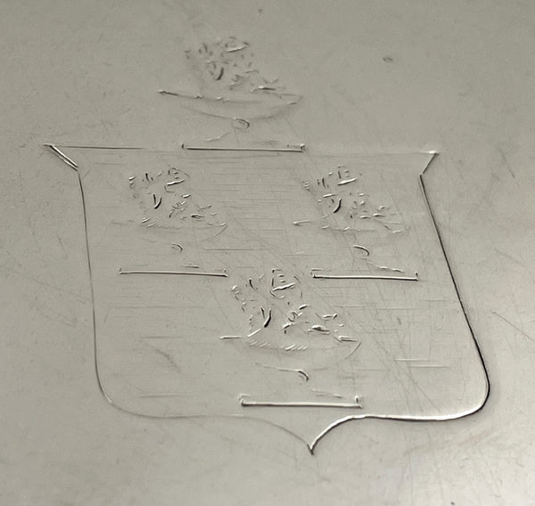 William Bateman Pair of Sterling Silver Salvers / Footed Trays from 1812