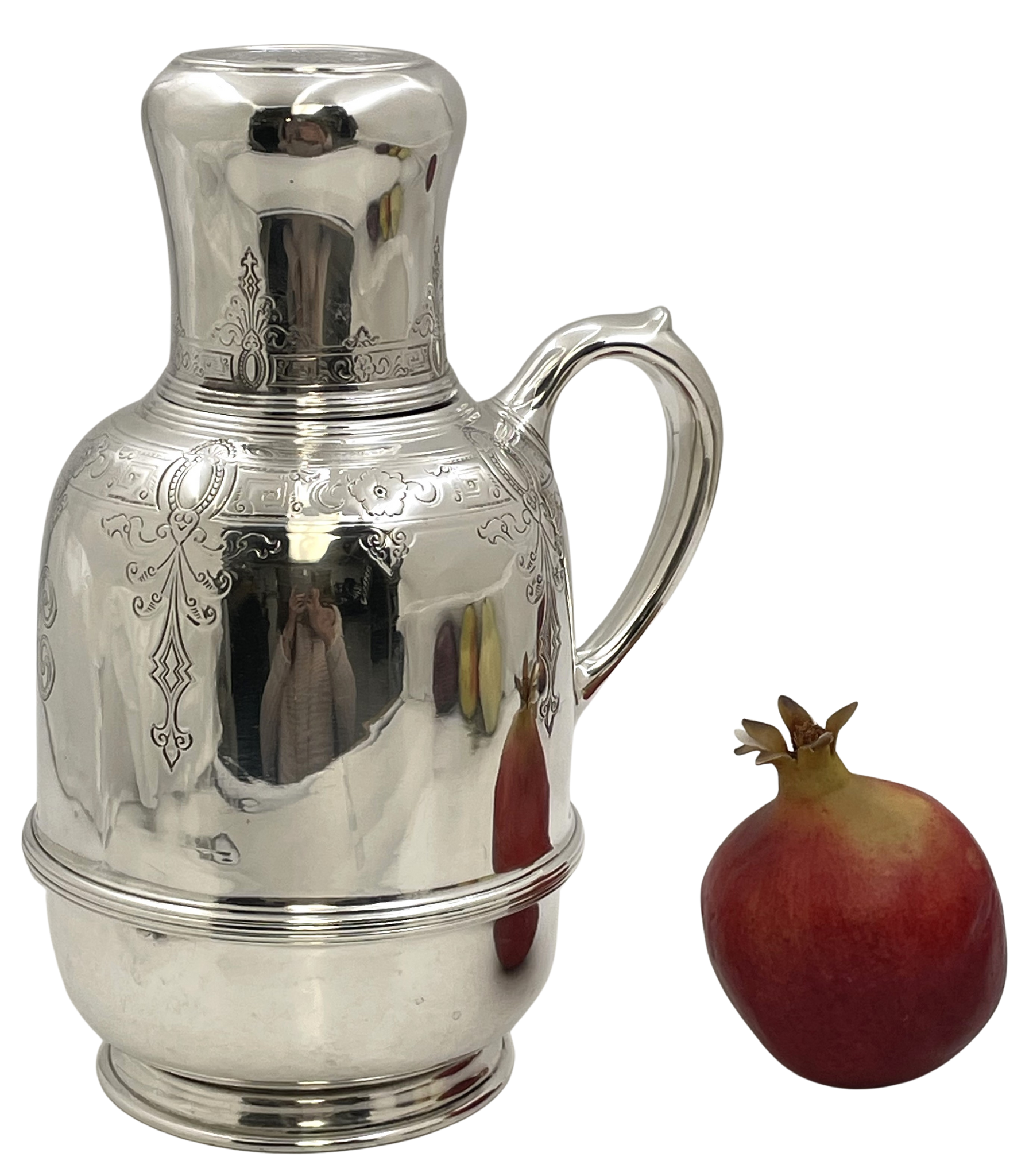 Lebkuecher for Grogan Sterling Silver Thermal Hot Water Jug/ Carafe from Late 19th Century