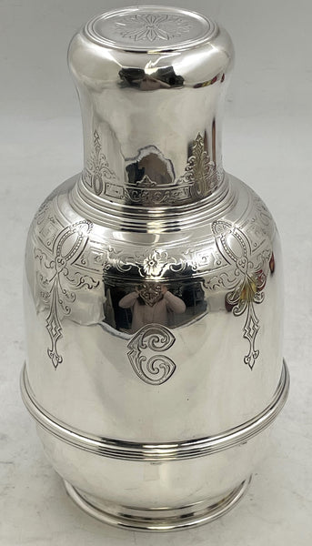Lebkuecher for Grogan Sterling Silver Thermal Hot Water Jug/ Carafe from Late 19th Century