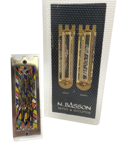 Noam Basson Artistic Glass Limited Edition Mezuzah