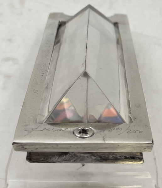 Noam Basson Artistic Glass Limited Edition Mezuzah