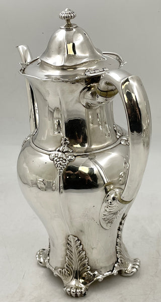 Tiffany & Co. 1896 Sterling Silver 5-Piece Tea & Coffee Set in Holly Pattern?