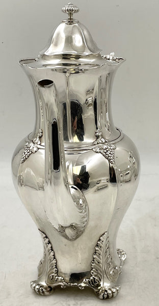 Tiffany & Co. 1896 Sterling Silver 5-Piece Tea & Coffee Set in Holly Pattern?