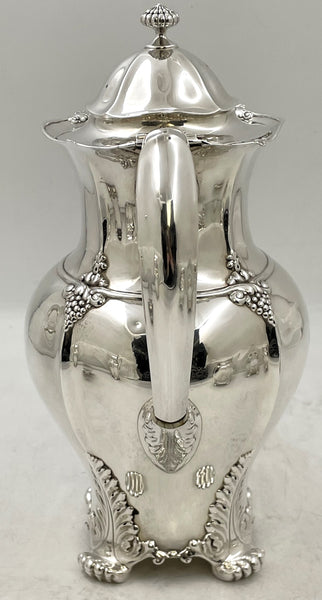 Tiffany & Co. 1896 Sterling Silver 5-Piece Tea & Coffee Set in Holly Pattern?