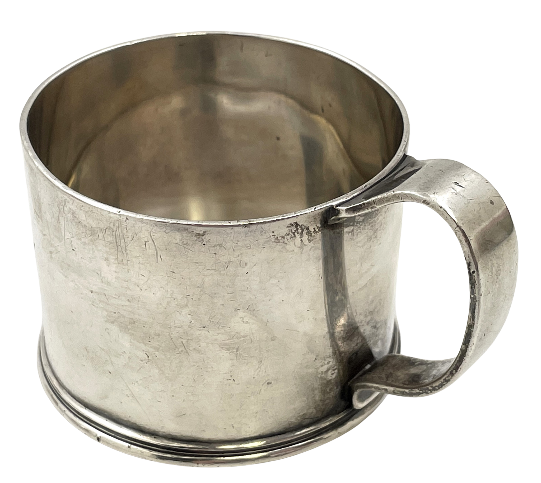 Tiffany & Co. Sterling Silver 1927 Child Mug / Cup in Art Deco Style