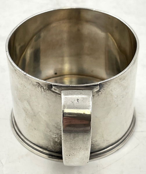 Tiffany & Co. Sterling Silver 1927 Child Mug / Cup in Art Deco Style