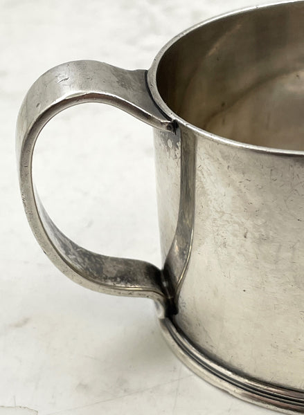 Tiffany & Co. Sterling Silver 1927 Child Mug / Cup in Art Deco Style