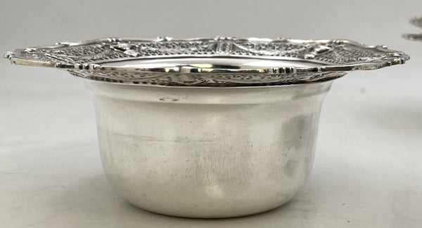 Shreve & Co. Set of 12 Sterling Silver Dessert Bowls in Adam Pattern