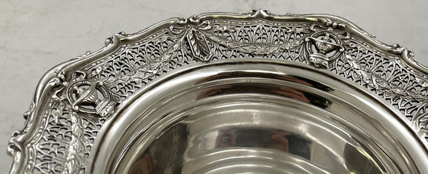 Shreve & Co. Set of 12 Sterling Silver Dessert Bowls in Adam Pattern