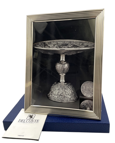Del Conte Italian Sterling Silver Picture Frame