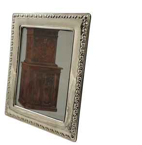 Del Conte Sterling Silver Hammered Picture Frame