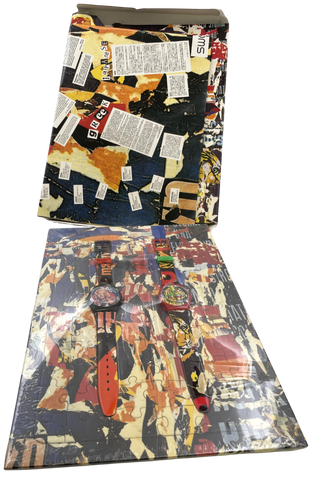 Rare Swatch Puzzle Set with 2 Watches New in Box