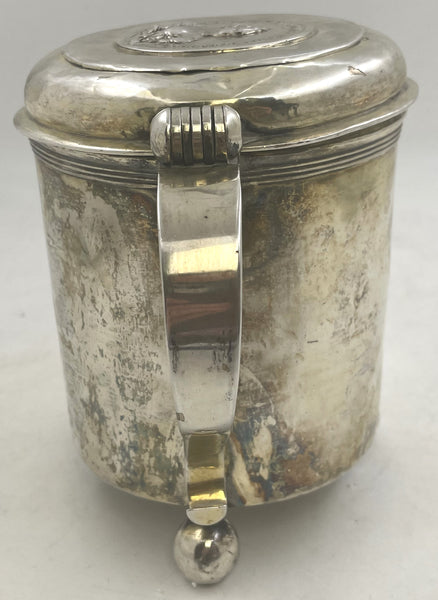J. Ravich Russian 18th Century Silver Commemorative Tankard for Empress Elizabeth  Petorvna