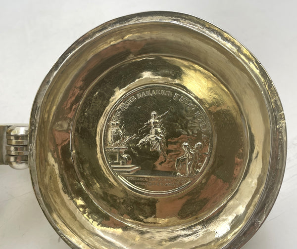 J. Ravich Russian 18th Century Silver Commemorative Tankard for Empress Elizabeth  Petorvna