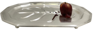 Tiffany & Co. Sterling Silver 1923 Well & Tree Platter Tray in Art Deco Style